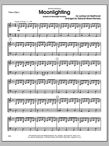 Moonlighting (based on Moonlight Sonata) - Piano 