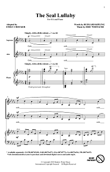 The Seal Lullaby (arr. Emily Crocker) 