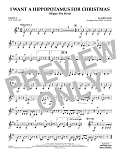 I Want A Hippopotamus For Christmas (arr. Larry Moore) - Violin 3 (Viola Treble Clef)