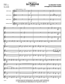 La Paloma (The Dove) - Full Score 