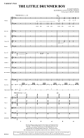 The Little Drummer Boy - Full Score