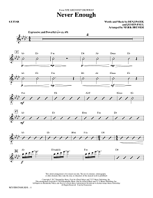 Never Enough - Guitar 