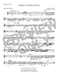 America, the Beautiful - Bb Clarinet 2