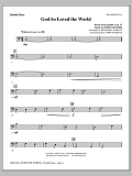 God So Loved The World Chamber Orchestra - Double Bass