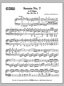 Sonata No. 7 In D Major, Op. 10, No. 3 