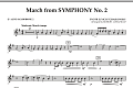 March from Symphony No. 2 - Eb Alto Saxophone 2