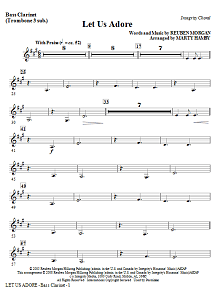 Let Us Adore - Bass Clarinet (sub. Tbn 3) 