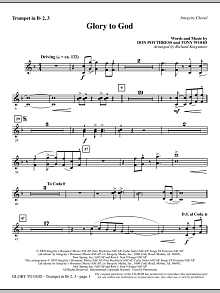 Glory To God - Trumpet 2 & 3 
