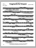 Fragments For Timpani