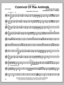Carnival of the Animals - Violin 2 