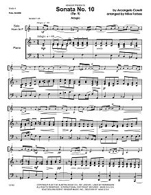 Sonata No. 10 (Op. 5) - Piano Accompaniment 