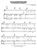 Schadenfreude (from Avenue Q)