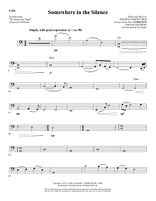 Somewhere in the Silence - Cello 