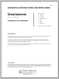 Greensleeves - Full Score