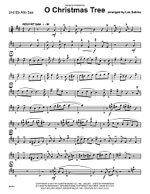 O Christmas Tree - 2nd Eb Alto Saxophone 