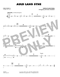 Auld Lang Syne - Percussion 2