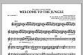 Welcome to the Jungle - Bb Clarinet 2