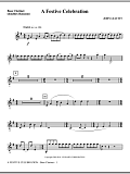 A Festive Celebration - Bb Bass Clarinet