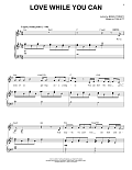 Love While You Can (from If/Then: A New Musical)