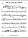 Write Your Message On My Heart - Violin 1