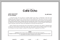Calle Ocho - Guitar Chord Chart