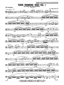 Tenor Trombone Trios, Volume 1 - 3rd Trombone 