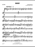 Doxy - Alto Sax