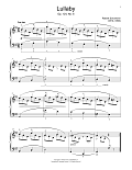 Little Lullaby, Op. 124, No. 6