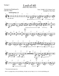 Lord Of All (Infant Holy, Infant Lowly) - Violin 2
