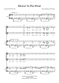 Blowin' In The Wind (arr. Tim Allen) - Full Score