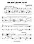 Faith Of Our Fathers [Classical version] (arr. Phillip Keveren)