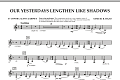 Our Yesterdays Lengthen Like Shadows - Eb Contra Alto Clarinet