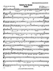 Concerto For Clarinet - Rondo (3rd Movement) - K.622 - Eb Contra Alto Clarinet 