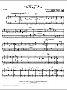 The Song Is You - Piano 