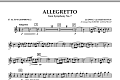 Allegretto (from Symphony No. 7) - Eb Alto Saxophone 2
