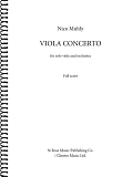 Viola Concerto (Viola and Orch) - Full Score