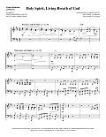 Holy Spirit, Living Breath of God - Keyboard String Reduction