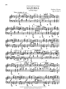 Mazurka in B-flat Major, Op. 17, No. 1 