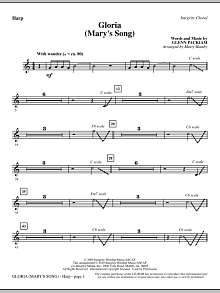 Gloria (Mary's Song) - Harp 