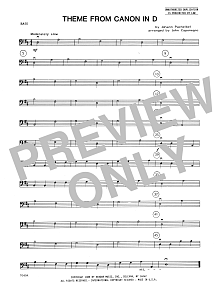 Theme From Canon In D - Bass 