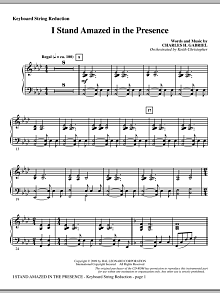 I Stand Amazed In The Presence - Keyboard String Reduction 