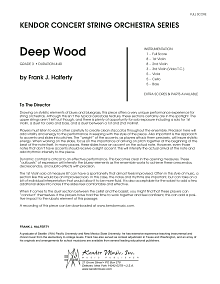 Deep Wood - Full Score 