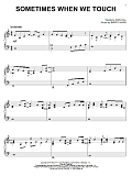 Sometimes When We Touch