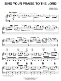 Sing Your Praise To The Lord