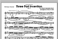 Three Part Invention (No. 7) - Bass Clarinet