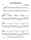 Counting Stars - Piano