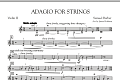 Adagio For Strings - Violin 2