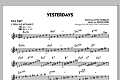 Yesterdays - C Solo Sheet