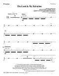 The Lord Is My Salvation - Percussion