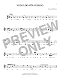 Song Of The Volga Boatman